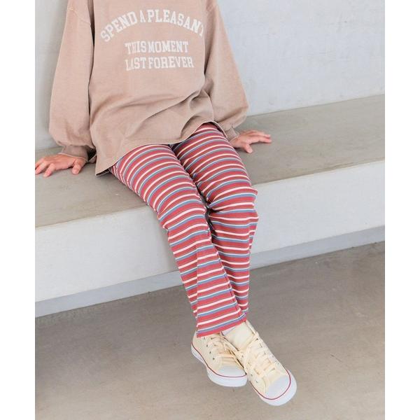 パンツ 「ストレッチ素材」 ボーダーフレアパンツ(KIDS) キッズ 子供服 男の子 女の子