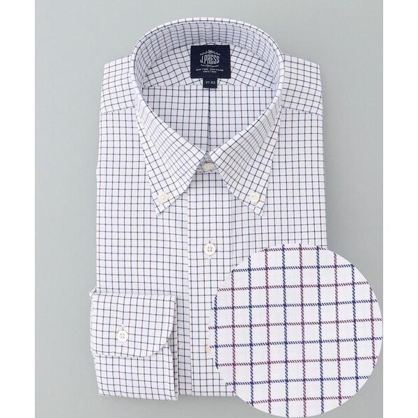 シャツ 「PREMIUM PLEATS / 形態安定」スーピマコットンタッタソールチェック シャツ/...