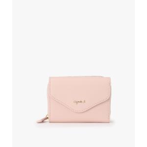 agnes b.（アニエスベー） ミニ 財布 レザー 三つ折り ウォレット ”ava