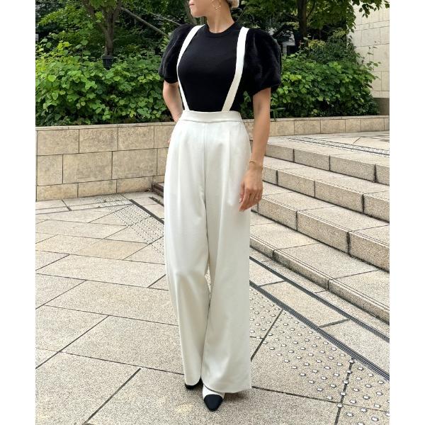 ワイドパンツ パンツ −3キロ美脚パンツ レディース