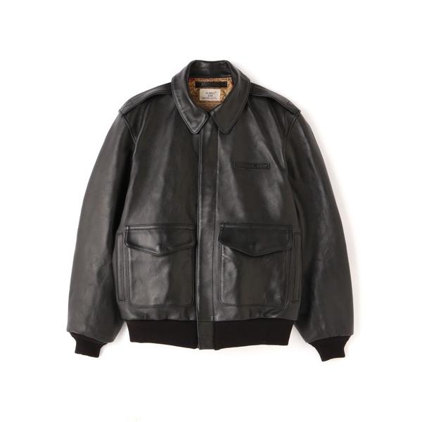 ミリタリージャケット モッズコート A-2 FLIGHT JACKET ANTIQUE LAMB /...