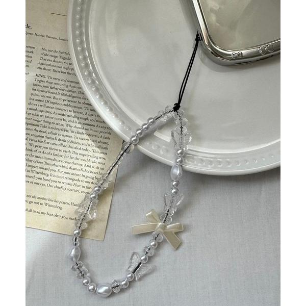 バタフライスマホストラップ