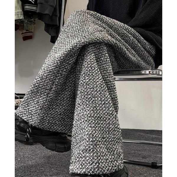 パンツ オーバーサイズジャガードパンツ メンズ レディース