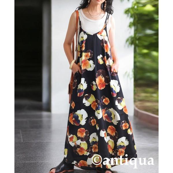 ワンピース 花柄キャミワンピース