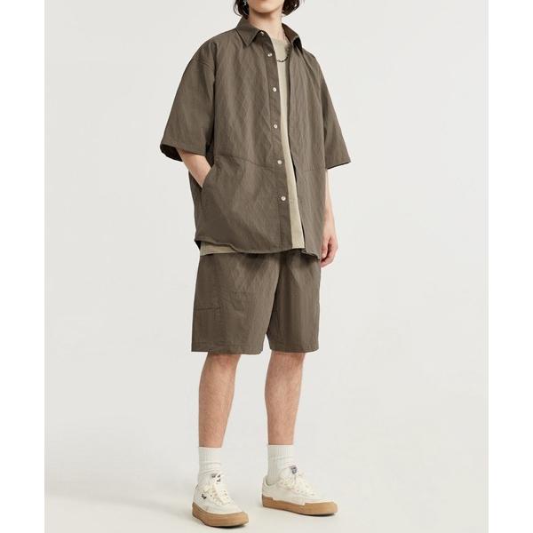 シャツ R. : Diamond Texture Set Up Shirt ＆ Shorts メンズ
