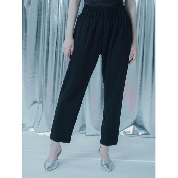 スラックス パンツ WAIST TUCK TAPERED PANTS レディース