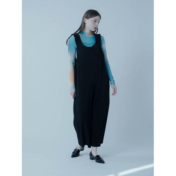 サロペット オーバーオール PLEATS OVERALLS レディース