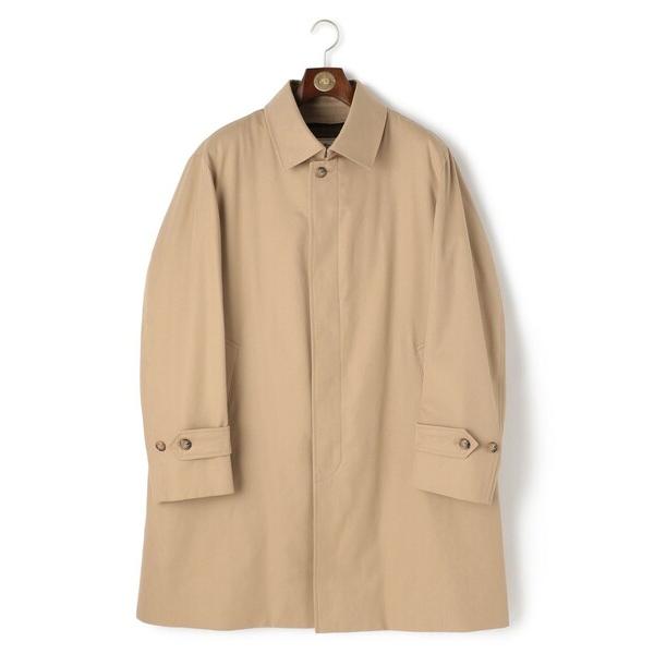 ステンカラーコート コート 「KING SIZE」「定番」コンパクトスピンギャバジン ステンカラーコ...