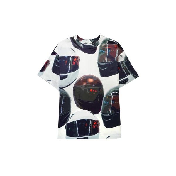 MSGM×TIAGO ALEXANDRE コラボレーショングラフィックトップス メンズ