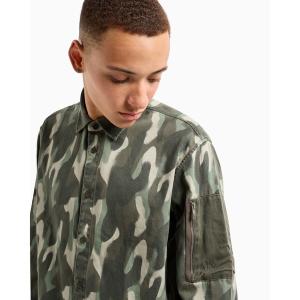 ジョルジオアルマーニ カモフラージュ柄 シャツ ARMANI EXCHANGE シャツ 「A|X アルマーニ エクスチェンジ」オール