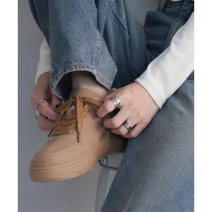 スニーカー メンズ レディース ローテクレースアップスニーカー レディース メンズ