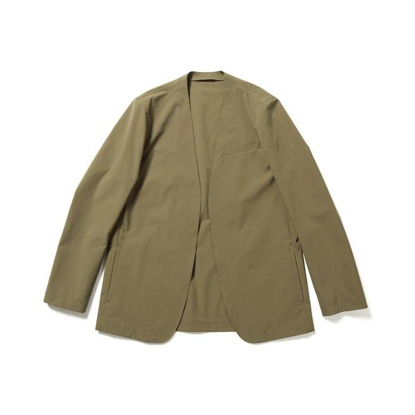 ジャケット ノーカラージャケット 2WAY STRETCH POPLIN NO COLLAR JAC...
