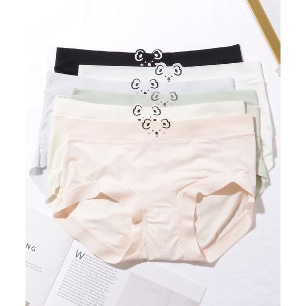 ショーツ 「6枚セット」 アニマルフェイス ローライズ ショーツ