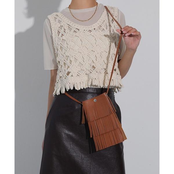 ショルダーバッグ バッグ フリンジ ショルダー ミニバッグ レディース