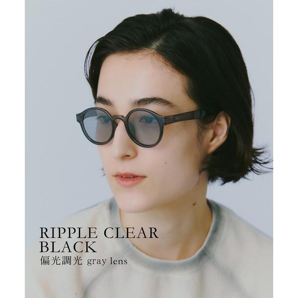 サングラス 「Jugaad14」RIPPLE CLEAR black レディース メンズ