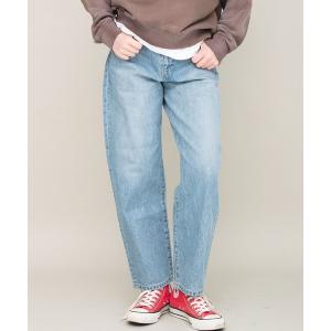ジーンズ デニム デニムパンツ デニムサイドカーブパンツ レディース