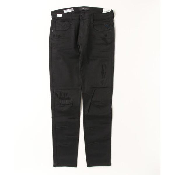 ジーンズ 10 OZ HYPERFLEX BLACK OD BLACK STR.DENIM メンズ