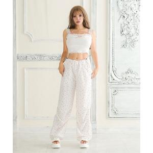 専用です❗ピンクハウス❤️裾のフリルが素敵なパンツ美品 PINK HOUSE（ピンクハウス） パンツ ローンフリルパンツ レディース