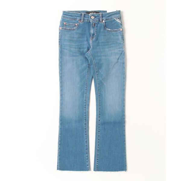 ジーンズ デニム デニムパンツ FABBY フレアークロップ 12 OZ POWER STRETCH...