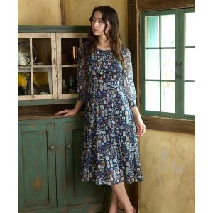 Rose Tiara（ローズティアラ） ワンピース 「美シルエット」つぼみ刺繍