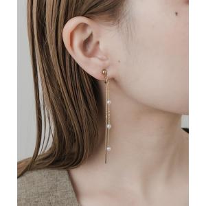 イヤリング ミニパールチェーンイヤリング レディースの買取情報