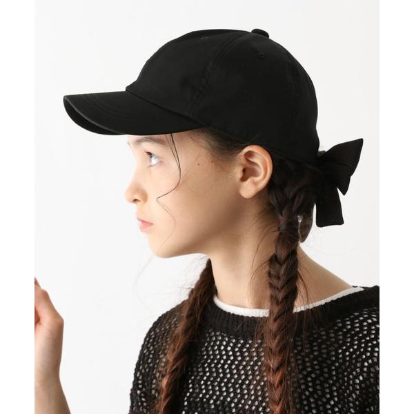 キャップ 帽子 抗菌DRYリボンCAP/132594 キッズ 子供 女の子
