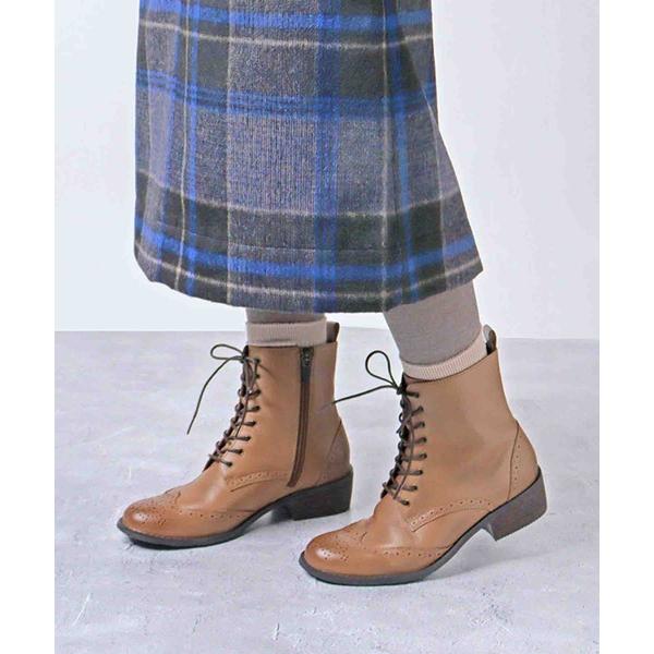 ブーツ アールドット S11C レースアップショートブーツ レディース