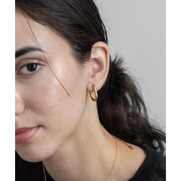 ピアス 金属アレルギー対応 ラウンドハグステンレスピアス レディース