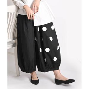 antiqua（アンティカ） パンツ 変形カットサルエルパンツ レディース