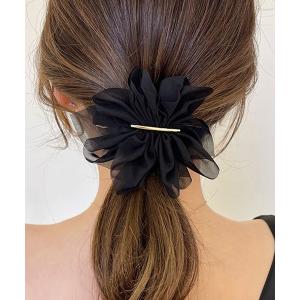 ヘアクリップ シフォンバレッタ
