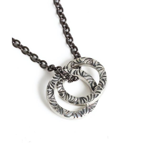 ネックレス ネックレス/サングラスホルダー/ツインリンク(S)/サイドアラベスク/チェーン メンズ ...