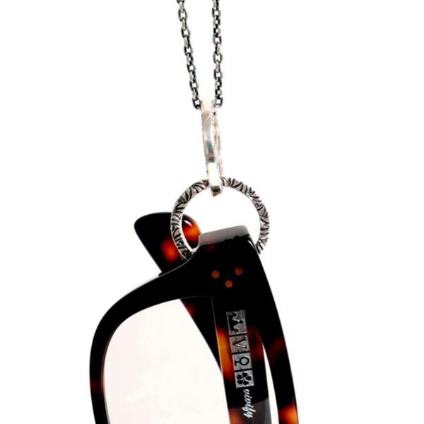 ネックレス ネックレス/サングラスホルダー/ツインリンク(M)/サイドアラベスク/チェーン メンズ ...