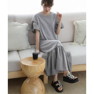 DAY CLOSET ワンピース レディース ビッグセーラーカラーギンガム