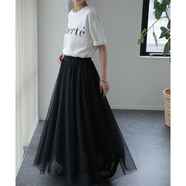 スカート ドラマチックチュールスカート