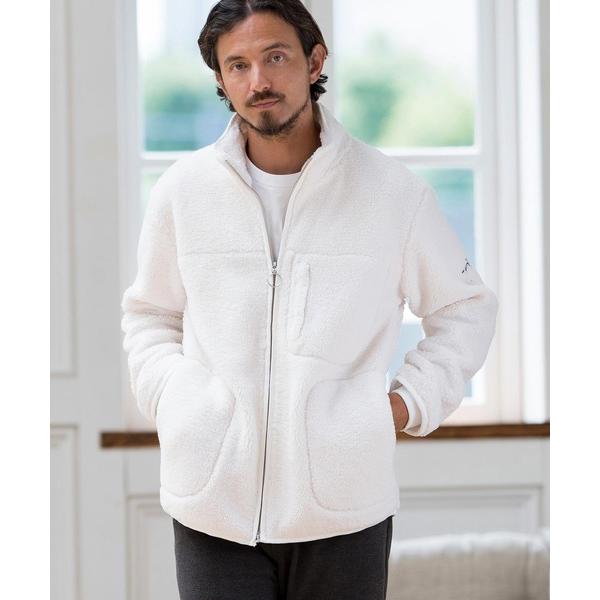 ブルゾン アウター mj10123-ボア-スタンドカラーブルゾン メンズ