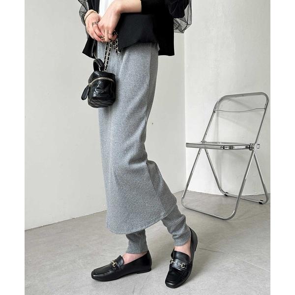 パンツ スカートレイヤードパンツ レディース