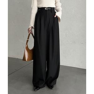 Fitty & Co. ワイドスラックス サイズ2 RANAN（ラナン） スラックス パンツ 「低身長/高身長/大きいサイズ有