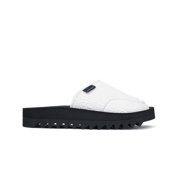 サンダル Zodiac Mules Croco White / HIJACK SANDALS(ハイジ...