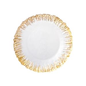 Francfranc（フランフラン） 食器 シャイン ガラスプレート M ゴールド