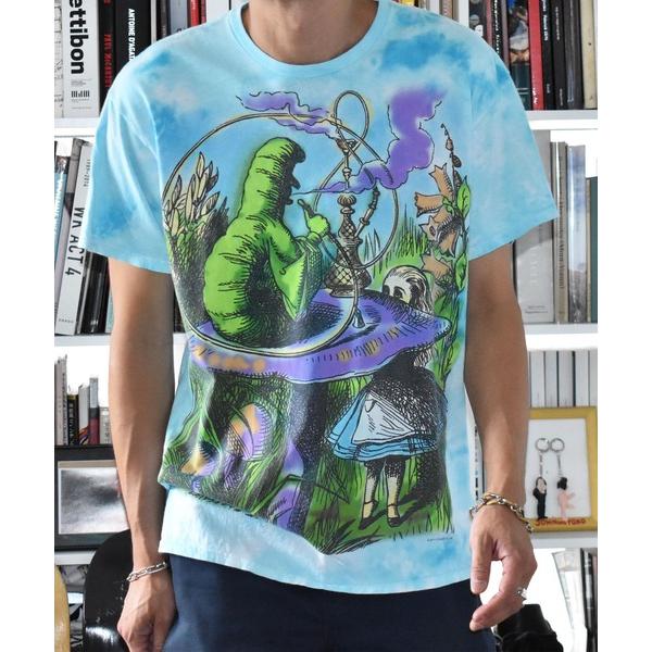 tシャツ 「ヴィンテージ古着」LIQUID BLUE タイダイ プリントTシャツ メンズ レディース