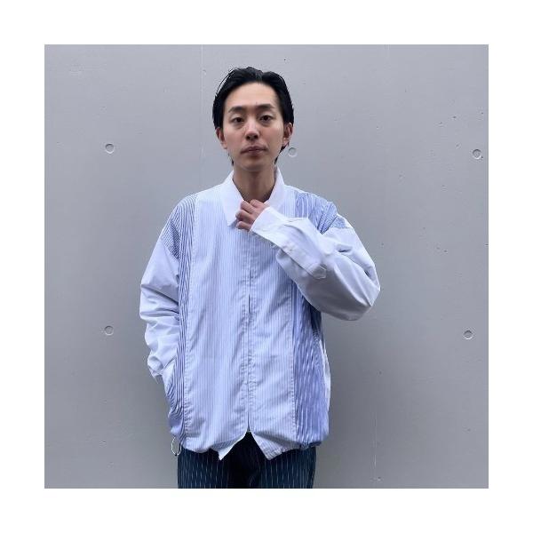 シャツ 「is-ness」イズネス TOMAS MAISON LONG SLEEVE ZIP SHI...