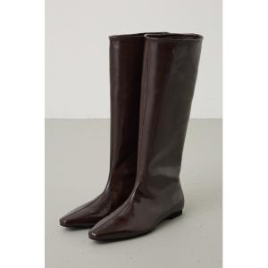 ブーツ ポインテッドトゥロングブーツ レディース