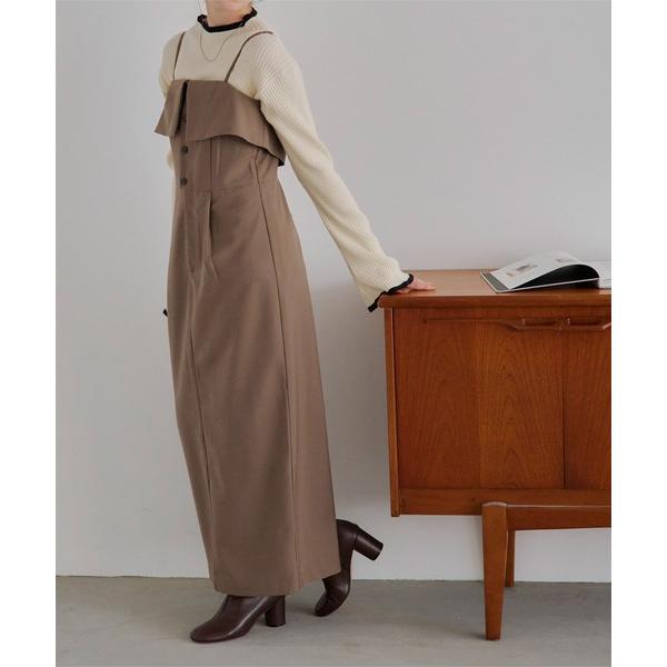 ワンピース キャミソール/ベアトップ2wayワンピース