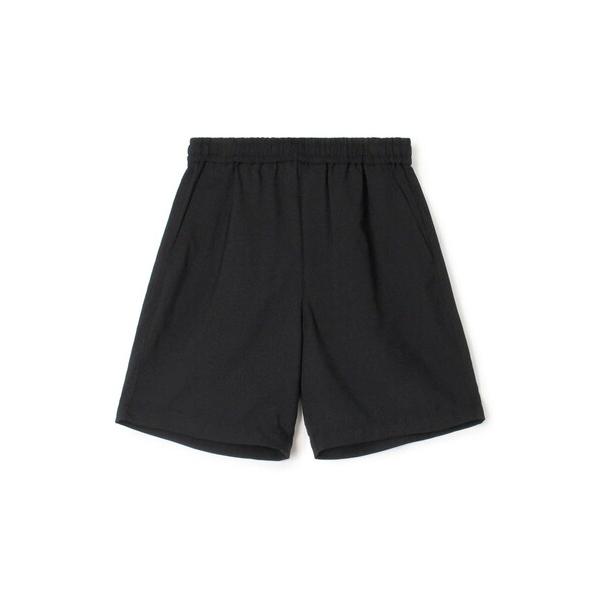 ハーフパンツ パンツ ポリエステルウールポプリン イージーショーツ メンズ