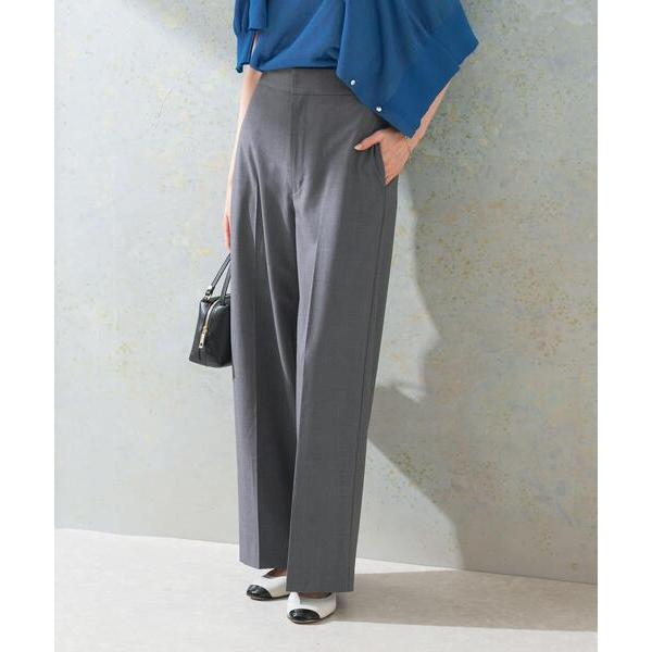 パンツ ストレートスラックス レディース