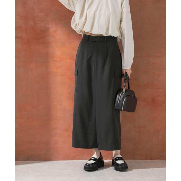 スカート ストレートカーゴスカート