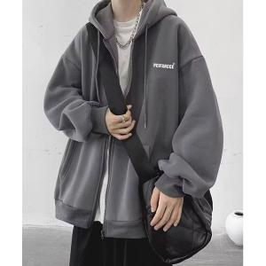 SAVEDGE パーカー LOOSE METAL LOGO DOUBLE ZIP PARKER/ルーズ