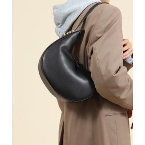 ショルダーバッグ バッグ 「本革」3WAY ハーフムーン型 ショルダーバッグ レディース