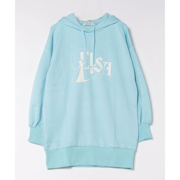 パーカー 「ディズニーコレクション」エルサ/ラインストーンオーバーフーディ レディース