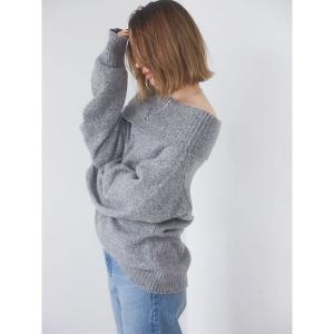 SNIDEL（スナイデル） (セール40%OFF&PT5) ルーズオフショルクロップド